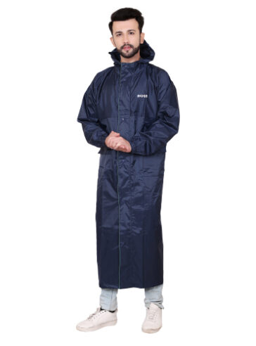 Boss Seam Sealed Blue Poly PVC Rainsuit