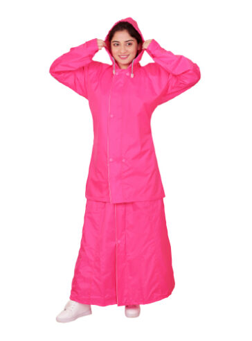 Boss Plain Ladies Coasted Fabric+PVC Rainwear