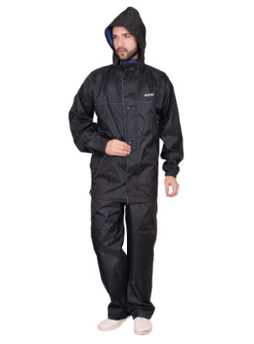 Boss Seam Sealed Black Poly PVC Rainwear