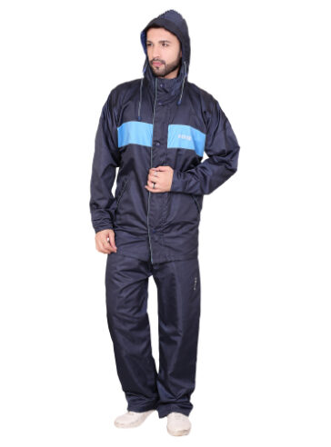 Boss Coated Fabric+ PVC Reversible Light Blue Rainsuit